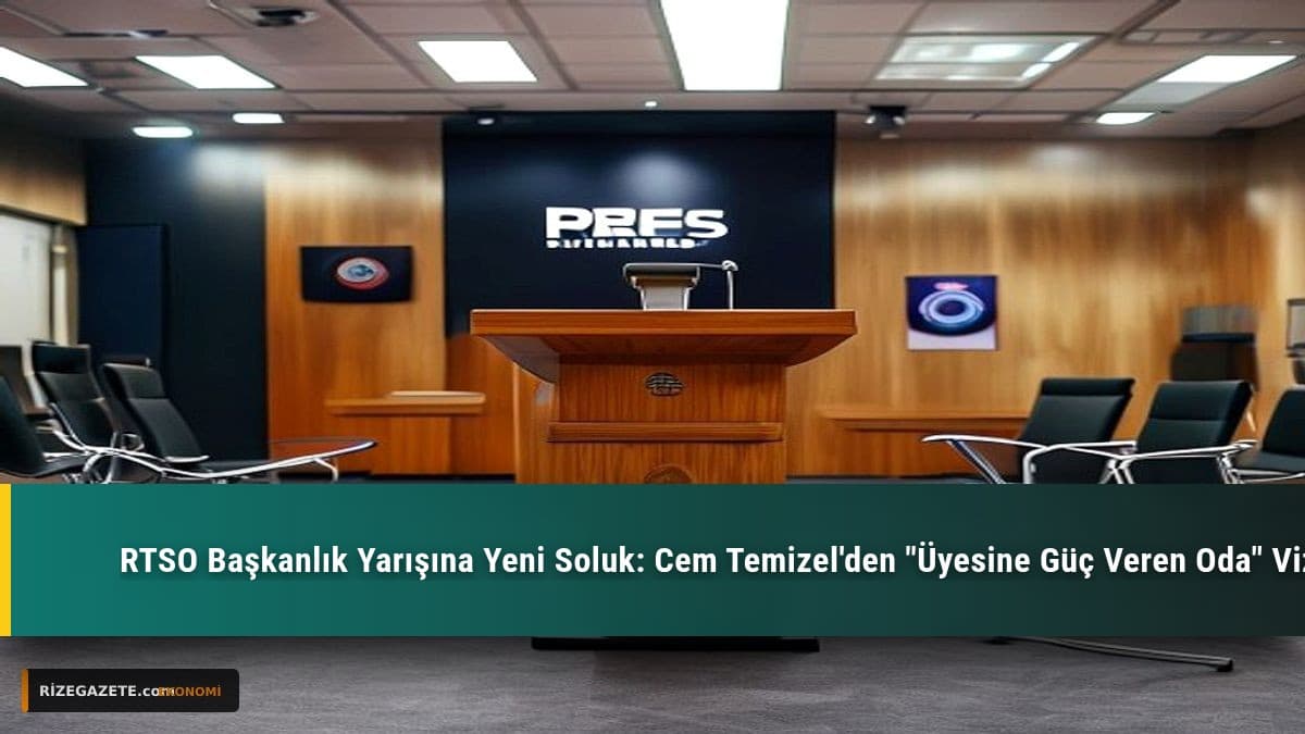 RTSO Başkanlık Yarışına Yeni Soluk: Cem Temizel'den "Üyesine Güç Veren Oda" Vizyonu