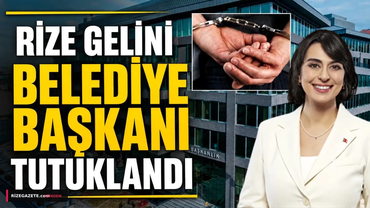 Üsküdar Belediye Başkanı Sinem Dedetaş'a Rüşvet ve İrtikap Operasyonu: Rize'nin Gelini Tutuklandı!