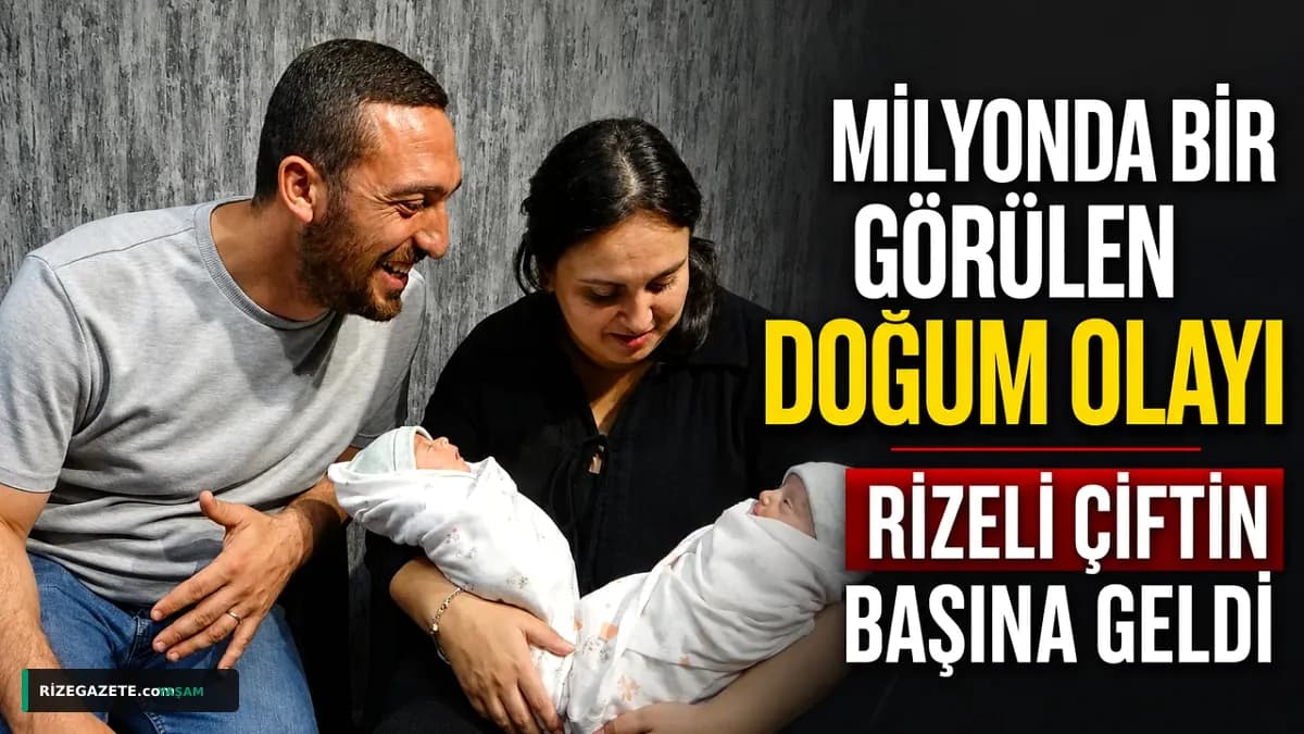 Tıp Dünyasında Bir Mucize: Rizeli Çiftin İki Ayrı Rahminde Büyüyen İkizleri Sağlıkla Kucaklaştı