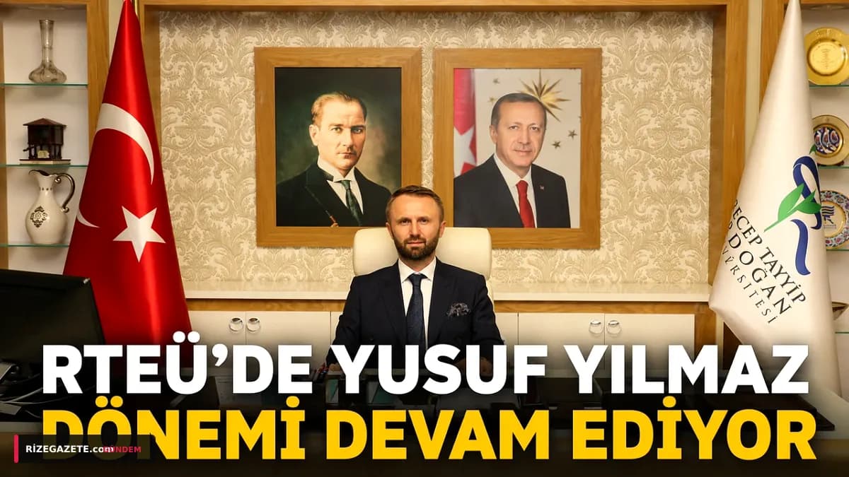 RTEÜ'de Güven Tazeleyen Dönem: Prof. Dr. Yusuf Yılmaz İkinci Kez Rektörlüğe Atandı