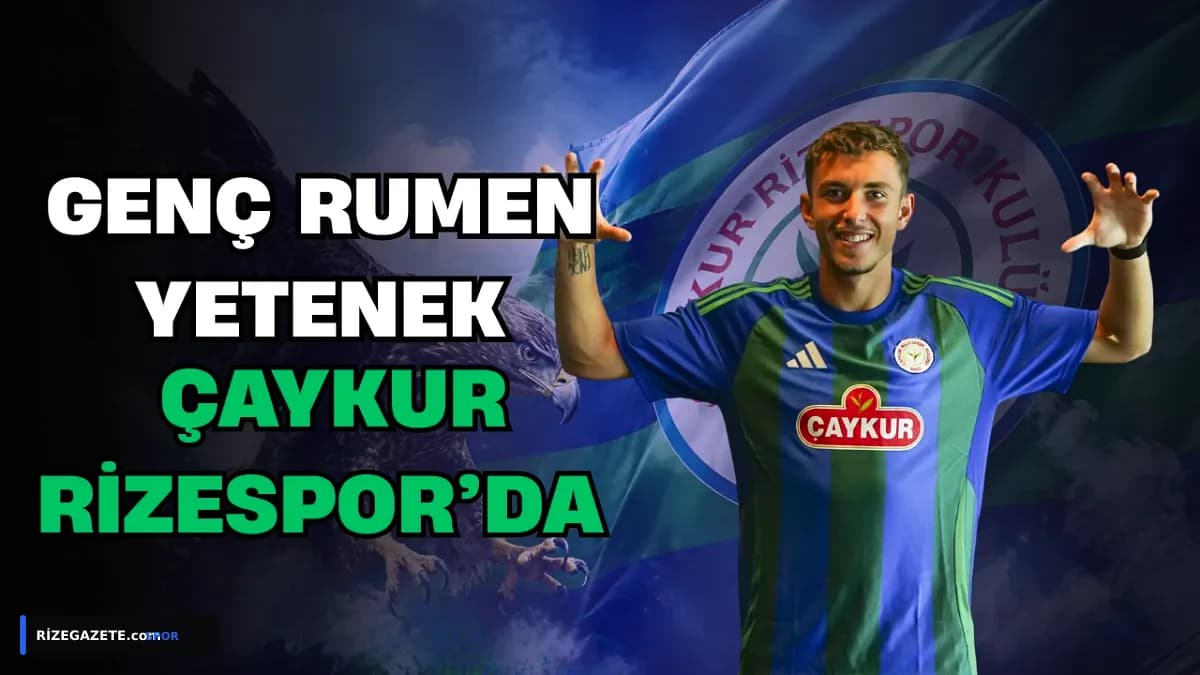 Çaykur Rizespor, 'Yeni Hagi' Albert Iustin Doicaru ile 5 Yıllık Dev Anlaşma İmzaladı!
