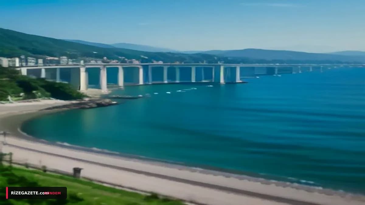 Rize Sahille Buluşuyor: Sahil Viyadükleri Yeni Çevre Yolu Tamamlanınca Kaldırılacak!