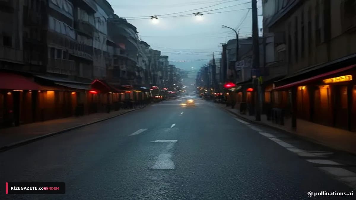 Rize'yi Yasa Boğan Kaza: Dolmuşun Çarptığı Motosiklet Sürücüsü Hayatını Kaybetti