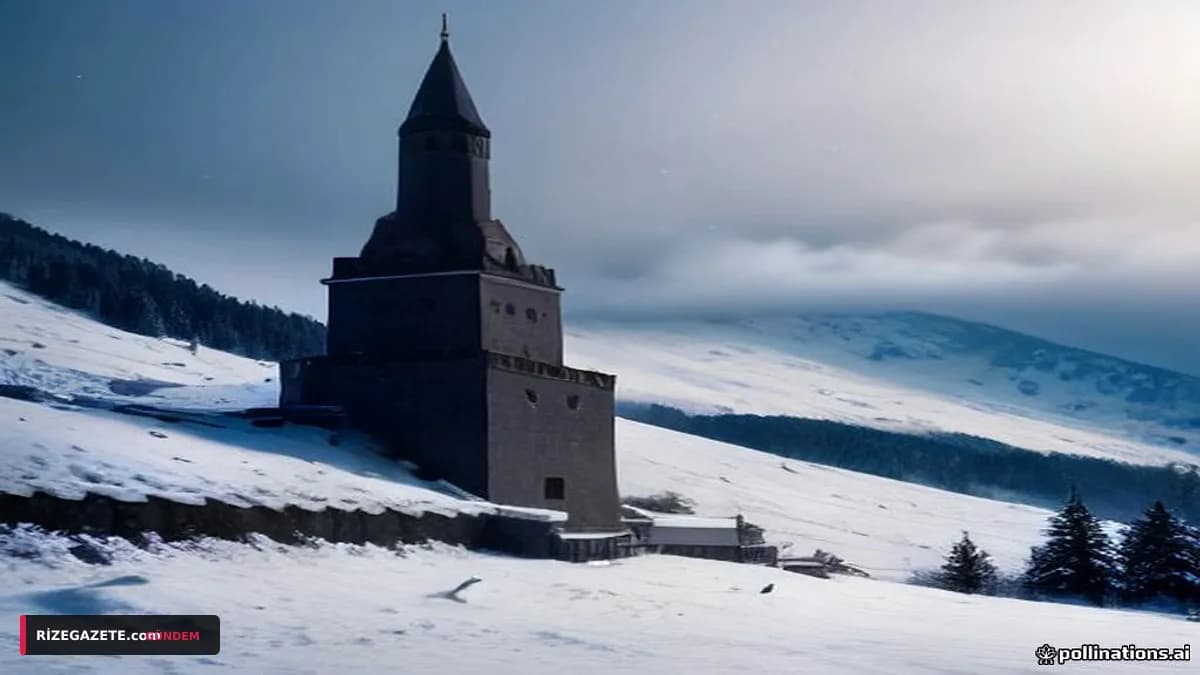 Rize'nin Eşsiz Geleneği: Yayla Minareleri Kış Uykusuna Yattı, Çığ Riskine Karşı Benzersiz Önlem