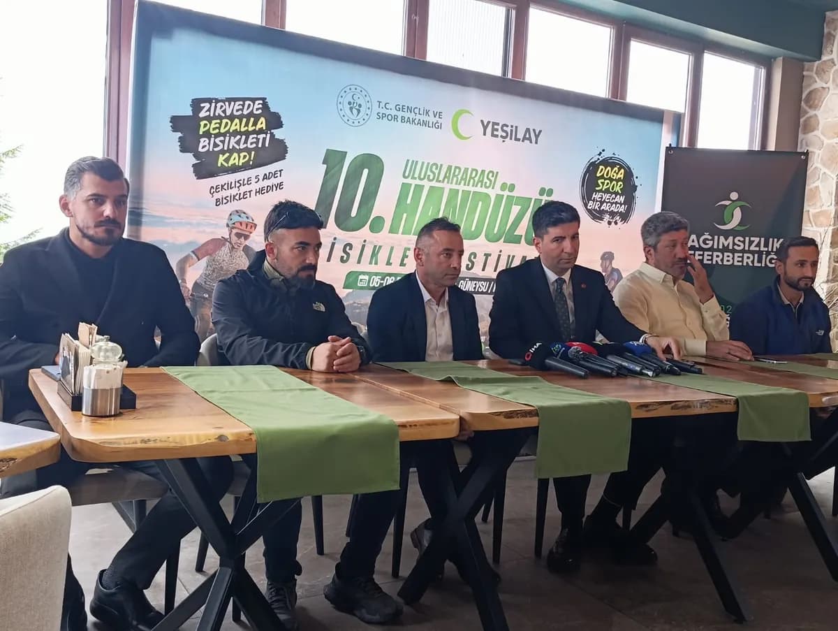 Bisiklet Festivali Lansmanı Handüzü’nde Yapıldı