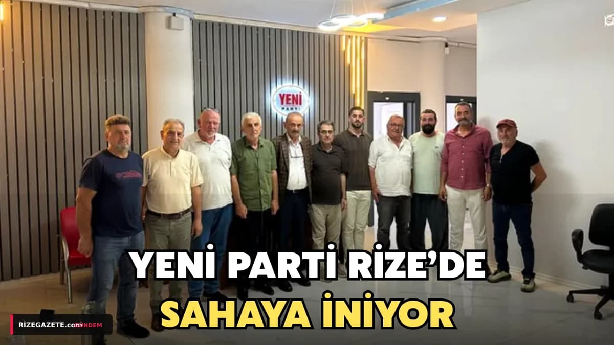Rize Siyasetinde Deprem Etkisi: Yeni Parti, Milletvekili ve 3 Belediye Başkanıyla Sahada!