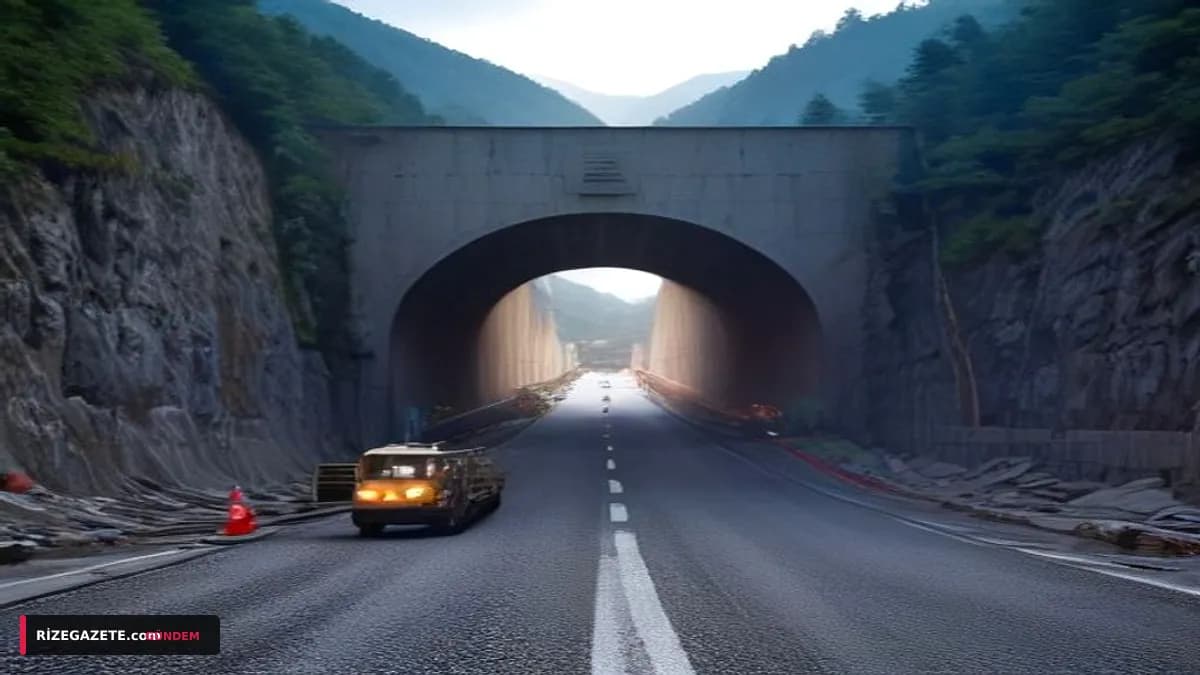 Rize'ye Ulaşım Devrimi: Kırık ve Dallıkavak Tünellerinde Sona Yaklaşılıyor, Yolculuk Süresi 52 Kilometre Kısalacak!