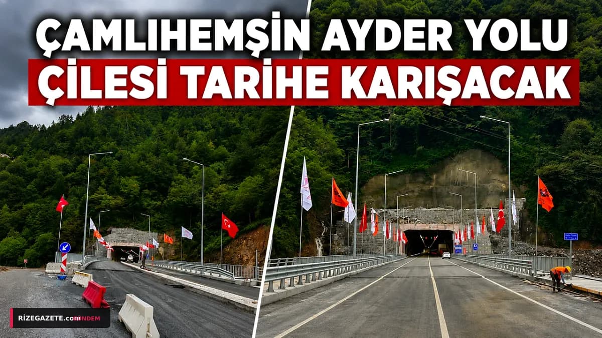 Rize'nin Turizm Damarı Yeniden Canlanıyor: Ayder Yolu Çilesi Pazartesi Günü Bitmek Üzere!