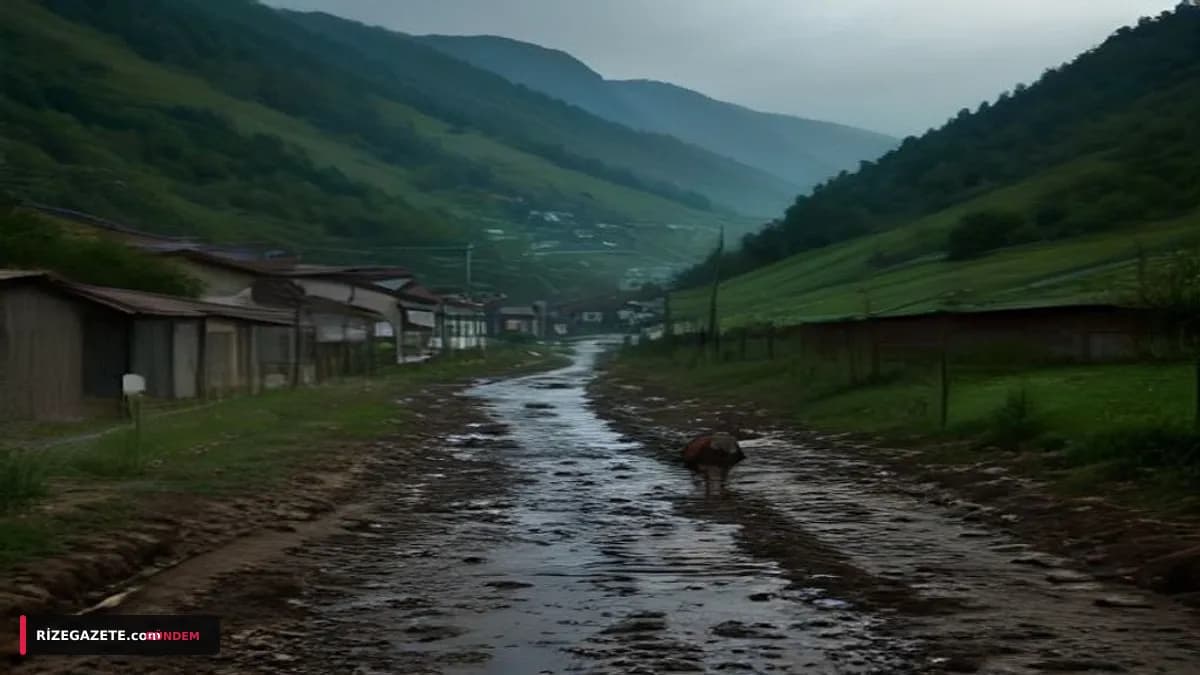 Rize'nin Çayeli İlçesindeki Çataldere Köyü'nde İki Yıllık Yol Çilesi: Heyelan Sonrası Unutulan Mahalle Halkı Çözüm Bekliyor