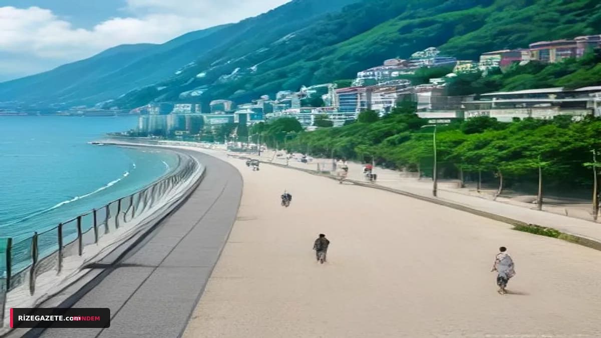 Rize Pazar'da Sahil Bandı Dönüşüyor: Yeni Kordon Projesi Hizmete Açılıyor!