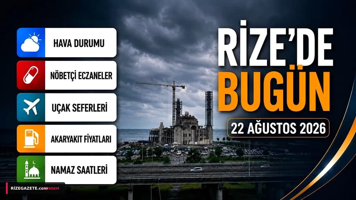 Rize'de Hareketli Bir Cumartesi: Yeşil-Mavi Heyecan, Kültürel Etkinlikler ve Günlük Yaşamın Nabzı