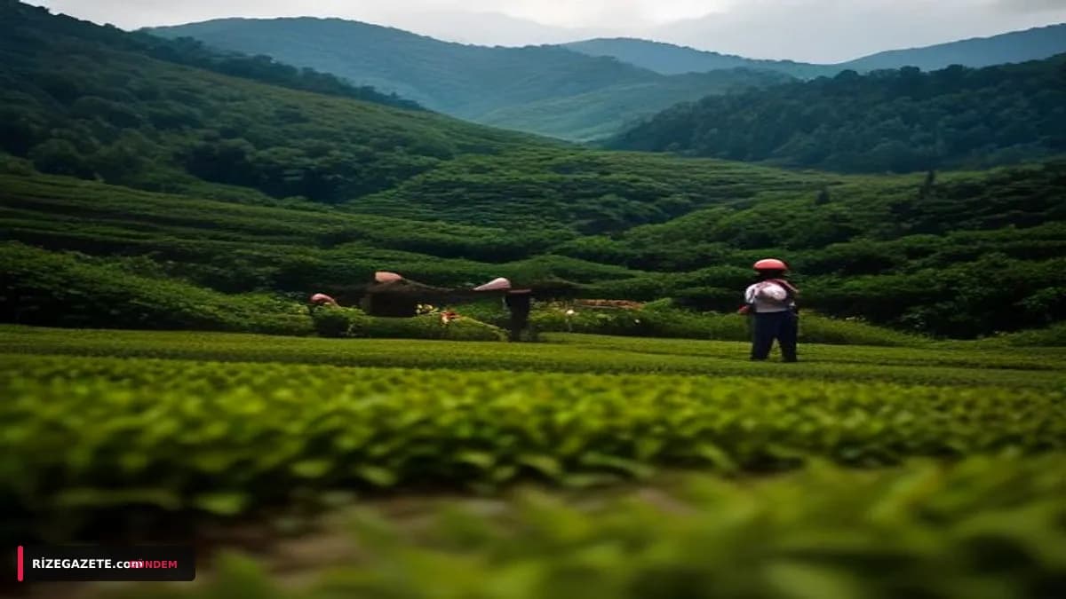 Rize Ekonomisinin Can Damarı: ÇAYKUR 3. Sürgün Alımına Başladı, İlk Günde 1250 Ton Yaş Çay Toplandı