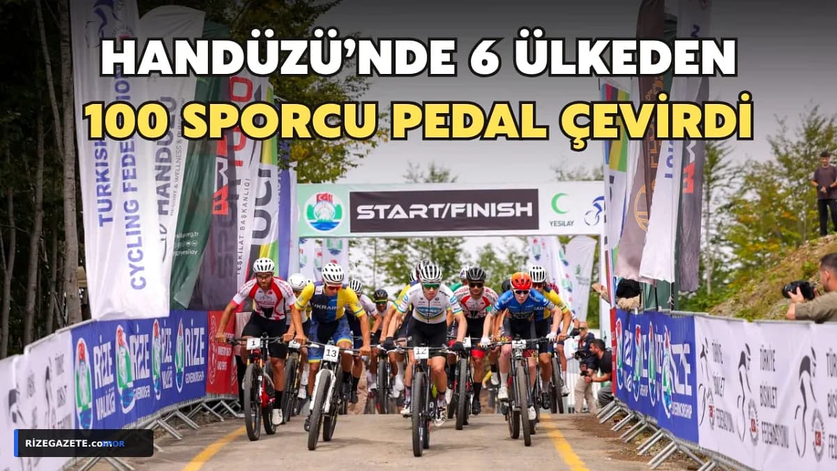 Rize'nin Zirvesinde Uluslararası Pedal Savaşı: Handüzü Yaylası, 6 Ülkeden 100 Sporcuya Ev Sahipliği Yaptı
