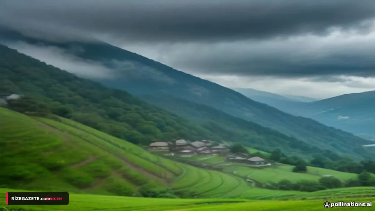 Rize Yine Zirvede: 11 Aylık Yağış Miktarı 1455.2 mm'ye Ulaştı, Türkiye Birincisi Oldu!
