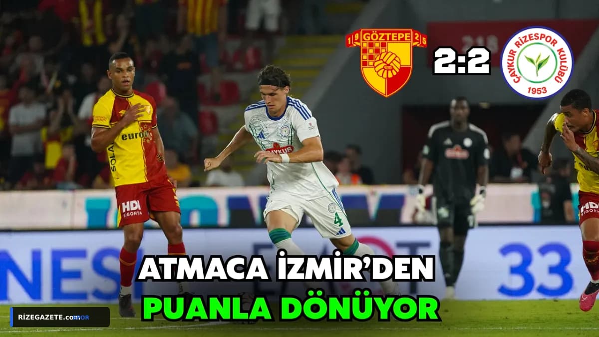 Rizespor'dan İzmir'de Son Dakika Şoku: Göztepe Beraberliğiyle Deplasman Serisi Sona Erdi!